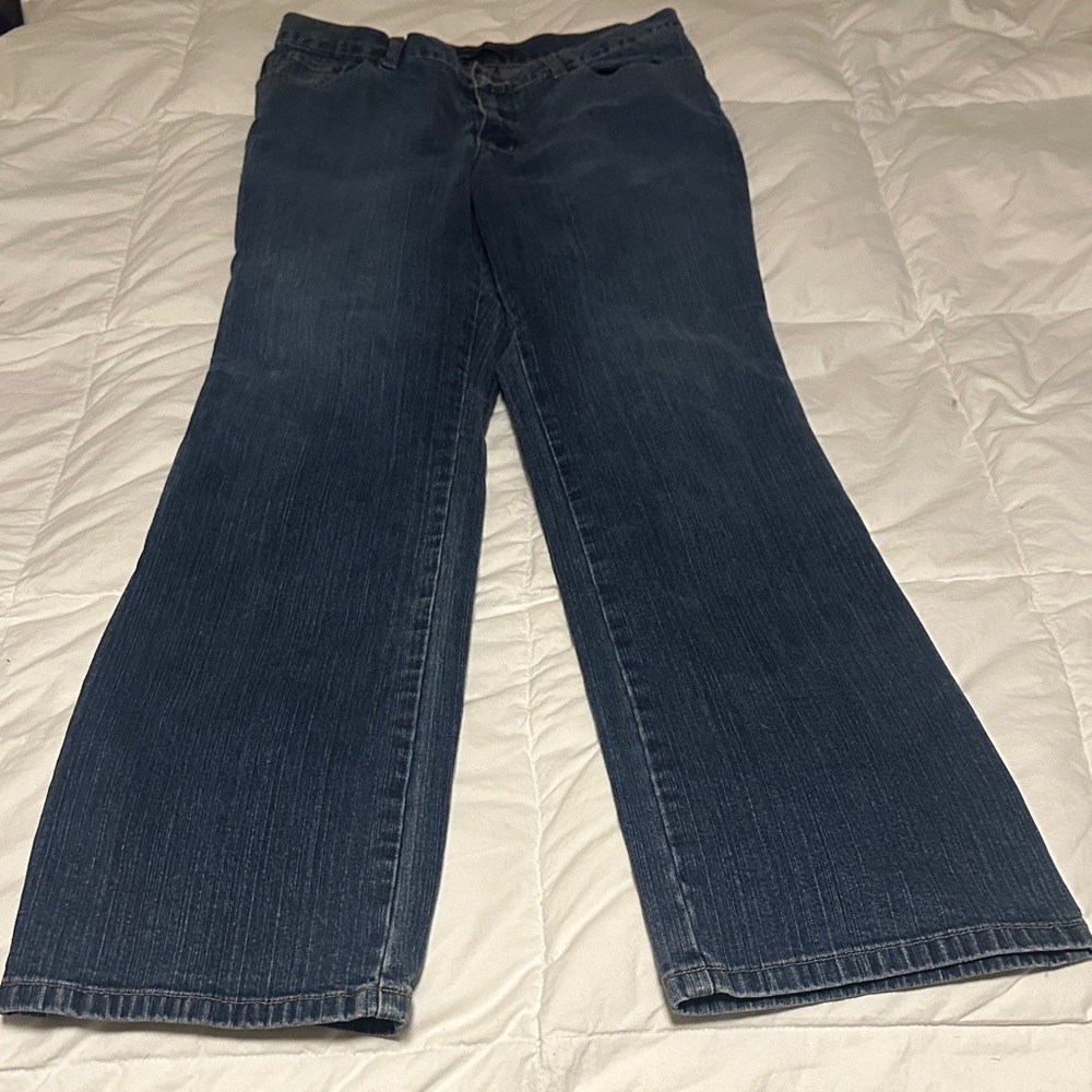 New York & Company Dark Blue Boyfriend Jeans